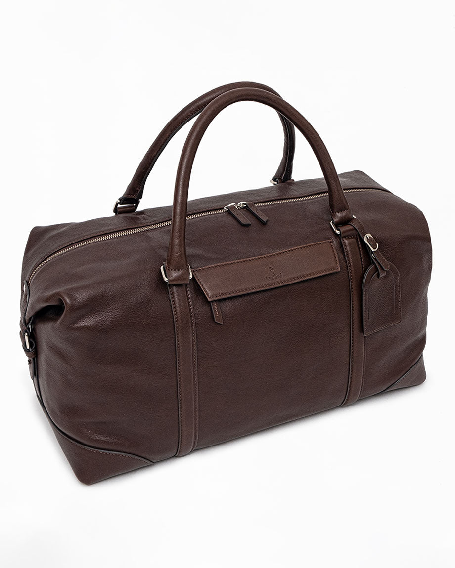 Felix - Leather Travel Bag - Brown